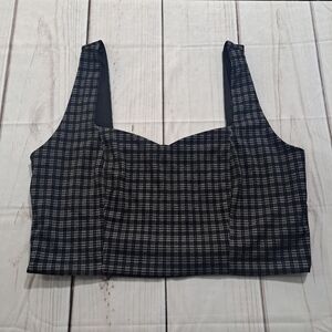 3 FOR 12 SALE Forever 21 2X Plaid Bra Crop Top Tank
